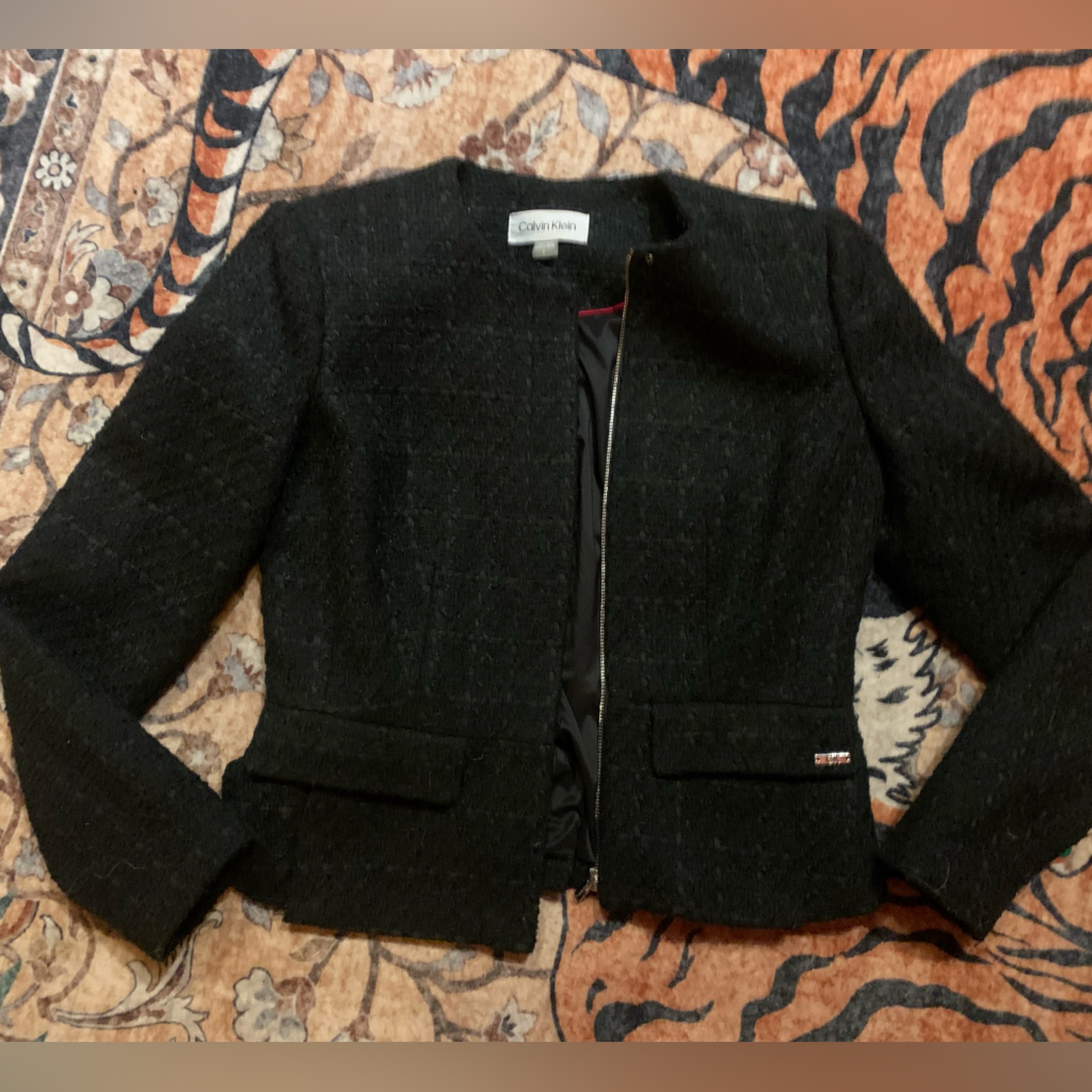 Y2k Calvin Klein Black Blazer